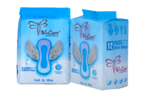VCare XXL Sanitary Pad – Pack of 2